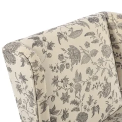 HomCom Upholstered Armless Accent Chair Leisure Side Chair With Wingback Design -Homcom Furniture Shop GUEST d096e529 f182 40a5 92d3 d3d675fe92ed