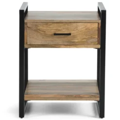 20" Lawson Wood End Table Natural - WyndenHall -Homcom Furniture Shop GUEST d0c72482 2eda 4b95 a5bb af9904a6ff53