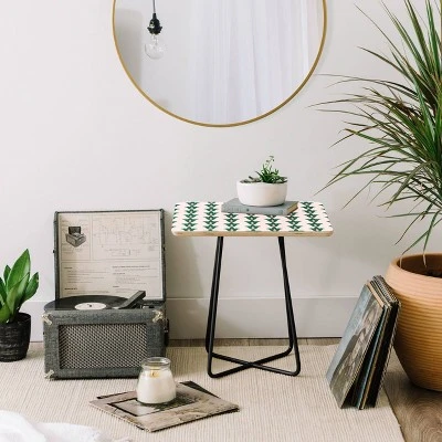 Maritza Lisa Retro Floral Pattern Side Table - Deny Designs 5 Maritza Lisa Retro Floral Pattern Side Table - Deny Designs - Image 3