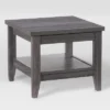 Hollywood Side Table With Shelf Dark Gray - CorLiving -Homcom Furniture Shop GUEST d24242d6 d197 4a04 95ba 35c08ff4aed9