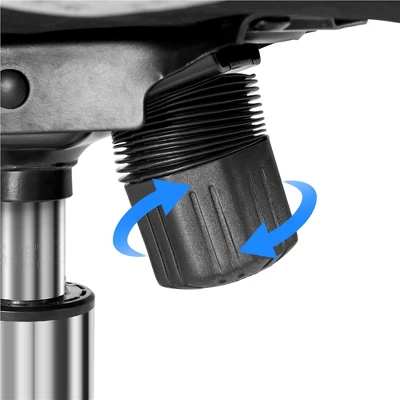 Yaheetech High Back PU Leather Office Chair With Padded Armrest, Black 7 Yaheetech High Back PU Leather Office Chair With Padded Armrest, Black - Image 5