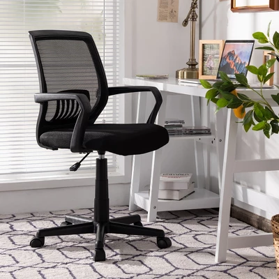 Costway Mesh Office Chair Height Adjustable Executive Chair W/ Lumbar Support 4 Costway Mesh Office Chair Height Adjustable Executive Chair W/ Lumbar Support - Image 2