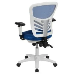 Emma And Oliver Mid-Back Mesh Triple Paddle Swivel Ergonomic Office Chair With Adjustable Arms -Homcom Furniture Shop GUEST d528ba1d 5b06 4095 9f5b a44ebfe3f109