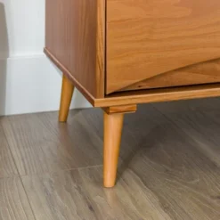 Mid-Century Modern Contoured 5 Drawer Chest Of Drawers - Saracina Home -Homcom Furniture Shop GUEST d75de896 1437 431e bdef 941df8b51ffb