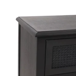 Newell Rustic Acacia Wood And Cane 3 Drawer Dresser Dark Gray - Christopher Knight Home 15 Newell Rustic Acacia Wood And Cane 3 Drawer Dresser Dark Gray - Christopher Knight Home -Homcom Furniture Shop GUEST db0b6d2f 793d 4697 b630 02e38bc9b204