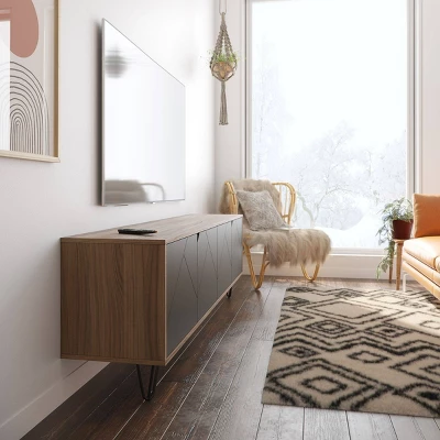 Slim TV Stand For TVs Up To 80" - Nexera 3 Slim TV Stand For TVs Up To 80" - Nexera