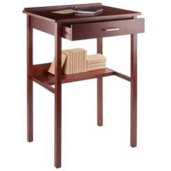 Ronald High Desk Walnut - Winsome -Homcom Furniture Shop GUEST db5ed22b 23e8 48b2 929a 92b3879cc7b0