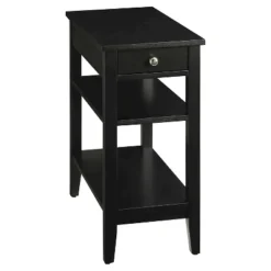 American Heritage 3 Tier End Table With Drawer - Breighton Home -Homcom Furniture Shop GUEST dd3e3bca 39b0 41ed 9c8b aad2387d693c