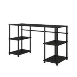 Agate Toolless Double Pedestal Computer Desk - Room & Joy -Homcom Furniture Shop GUEST de311e35 d6ae 4835 9ac6 900dca90c3bc