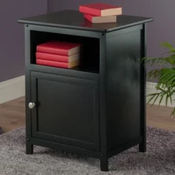 End Table - Black - Winsome 11 End Table - Black - Winsome -Homcom Furniture Shop GUEST defca446 7d72 4b47 be18 efd022ca808e
