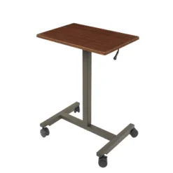 24.4" Airlift Spring Height Adjustable Sit-Stand Mobile Laptop Computer Desk Cart - Seville Classics -Homcom Furniture Shop GUEST df338a62 b2e3 478f acf7 323d7804604a