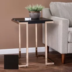 Sanlos Side Table Black/Champagne - Aiden Lane 12 Sanlos Side Table Black/Champagne - Aiden Lane -Homcom Furniture Shop GUEST e071f09b da76 47f8 a808 c02a4f75f88e