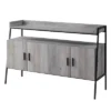 52" Samiya TV Stand For TVs Up To 50" Gray Oak/Black Finish - Acme Furniture -Homcom Furniture Shop GUEST e16bdd24 c5d0 4705 a890 80bdf9467f67