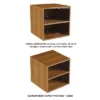 Hastings Home 2-Shelf Cube End Table, Brown 2 Hastings Home 2-Shelf Cube End Table, Brown -Homcom Furniture Shop GUEST e228f53a 5ae2 471b a450 29f6b719cc1d
