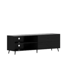 Emma And Oliver Mid-Century Modern TV Stand With Drawers And Shelf -Homcom Furniture Shop GUEST e2437eb0 d667 4d58 8430 2184dc0c15fa
