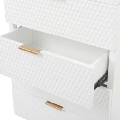 Jolie 5 Drawer Tallboy Dresser White - Adore Decor 14 Jolie 5 Drawer Tallboy Dresser White - Adore Decor -Homcom Furniture Shop GUEST e2d3f66d e234 4d7a ae88 1ec53650166e