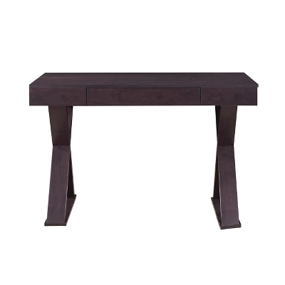 Trendy Desk With Drawer Espresso - Techni Mobili 4 Trendy Desk With Drawer Espresso - Techni Mobili - Image 2