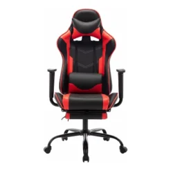 Ezra Adjustable Leg Rest Gaming Chair - MiBasics -Homcom Furniture Shop GUEST e3eb0ea9 d076 442f 8c87 1702188804ec