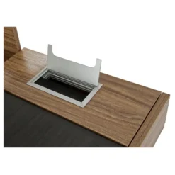 Compact Computer Desk With Multiple Storage Walnut - Techni Mobili -Homcom Furniture Shop GUEST e4561f88 eece 4fd2 b0a1 21edd65e27c9