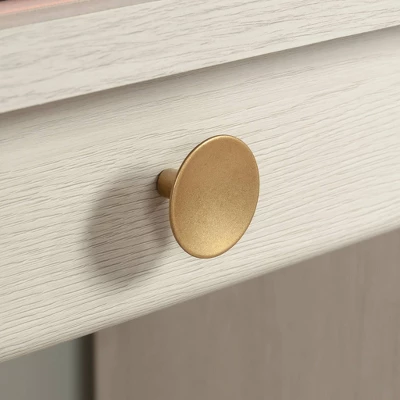 Dover Edge Computer Desk With Drawers Glacier Oak - Sauder 4 Dover Edge Computer Desk With Drawers Glacier Oak - Sauder - Image 2