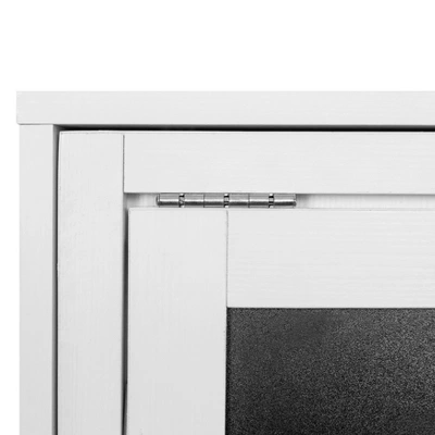 Wall Mount Folding Desk Cabinet With Blackboard White - Danya B. 14 Wall Mount Folding Desk Cabinet With Blackboard White - Danya B. - Image 12