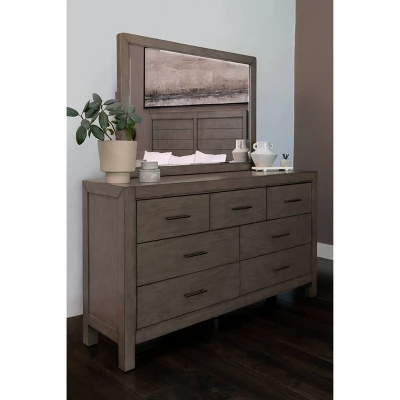 Alix Wood 5 Drawer Dresser Gray Stone - Abbyson Living 3 Alix Wood 5 Drawer Dresser Gray Stone - Abbyson Living