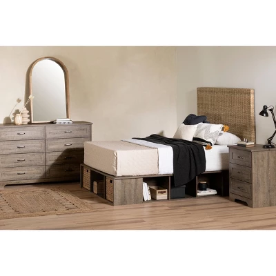 Prairie Dresser Weathered Oak - South Shore 3 Prairie Dresser Weathered Oak - South Shore