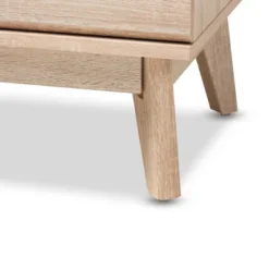 Mirren Light Oak 5 Drawer Chest Brown/Dark Gray - Baxton Studio -Homcom Furniture Shop GUEST eacac52b 8157 4bb1 a32e 199a875d9b97