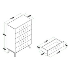 Hartman Wood 5 Drawer Storage Chest Walnut Brown - Baxton Studio 18 Hartman Wood 5 Drawer Storage Chest Walnut Brown - Baxton Studio -Homcom Furniture Shop GUEST ee7ddefc 79f0 4471 9bb2 bf69b74265c4