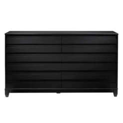 Ilya Solid Wood Modern Panel Front 6 Drawer Dresser - Saracina Home -Homcom Furniture Shop GUEST ef41feaf 4e19 4fb5 8811 632636980ad5