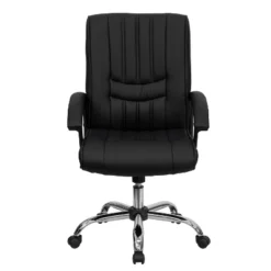Flash Furniture Mid-Back Black LeatherSoft Swivel Manager's Office Chair With Arms -Homcom Furniture Shop GUEST f4bb9eeb 5260 46d8 985f 47bba09b67de