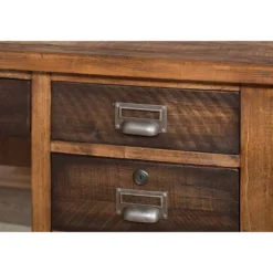 30" Heritage Credenza With Shelves Brown - Martin Furniture -Homcom Furniture Shop GUEST f51878b8 9784 4910 908d 5498652e1a72