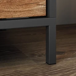 Boulevard 6 Drawer Horizontal Dresser With Metal Frame Black - Sauder -Homcom Furniture Shop GUEST f7dc7bec a5fb 4667 a78c c70b7418aa73