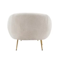 Modern Accent Chair, Teddy Short Plush Particle Velvet Armchair With Ottoman-ModernLuxe 17 Modern Accent Chair, Teddy Short Plush Particle Velvet Armchair With Ottoman-ModernLuxe -Homcom Furniture Shop GUEST fa163a6d 55ae 41c6 acaf 90fb36e81d40