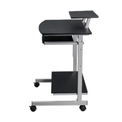 Compact Computer Cart With Storage - Techni Mobili -Homcom Furniture Shop GUEST fa1b9b6e b473 4e33 ad56 e5625463c970
