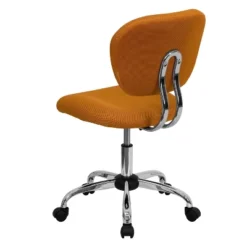 Emma And Oliver Mid-Back Mesh Padded Swivel Task Office Chair With Chrome Base -Homcom Furniture Shop GUEST fa98073d 0a11 4204 8278 800514d6b880