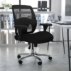 Flash Furniture HERCULES Series 24/7 Intensive Use Big & Tall 500 Lb. Rated Black Mesh Executive Ergonomic Office Chair With Ratchet Back -Homcom Furniture Shop GUEST faf148d6 0002 4272 97d0 43cb08c09551