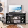 Tangkula 58" TV Stand Entertainment Console Center W/ Adjustable Open Shelves Up To 65" -Homcom Furniture Shop GUEST fb2aa245 7be8 4e4d a863 e7e4295fb6f8