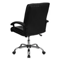 Flash Furniture Mid-Back Black LeatherSoft Swivel Manager's Office Chair With Arms -Homcom Furniture Shop GUEST fb3aac87 11d7 44a5 a3c0 6ca5bda0d555