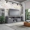 Adjustable TV Stand For TVs Up To 65" Console Gray - Techni Mobili -Homcom Furniture Shop GUEST fb97bae2 916c 4cdd 8009 698844b2c737