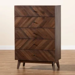 Hartman Wood 5 Drawer Storage Chest Walnut Brown - Baxton Studio 20 Hartman Wood 5 Drawer Storage Chest Walnut Brown - Baxton Studio -Homcom Furniture Shop GUEST fd863f94 e770 455c ba2f aa6a598f876e