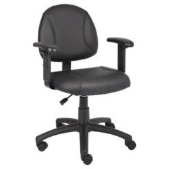 Posture Chair With Adjustable Arms Black - Boss Office Products